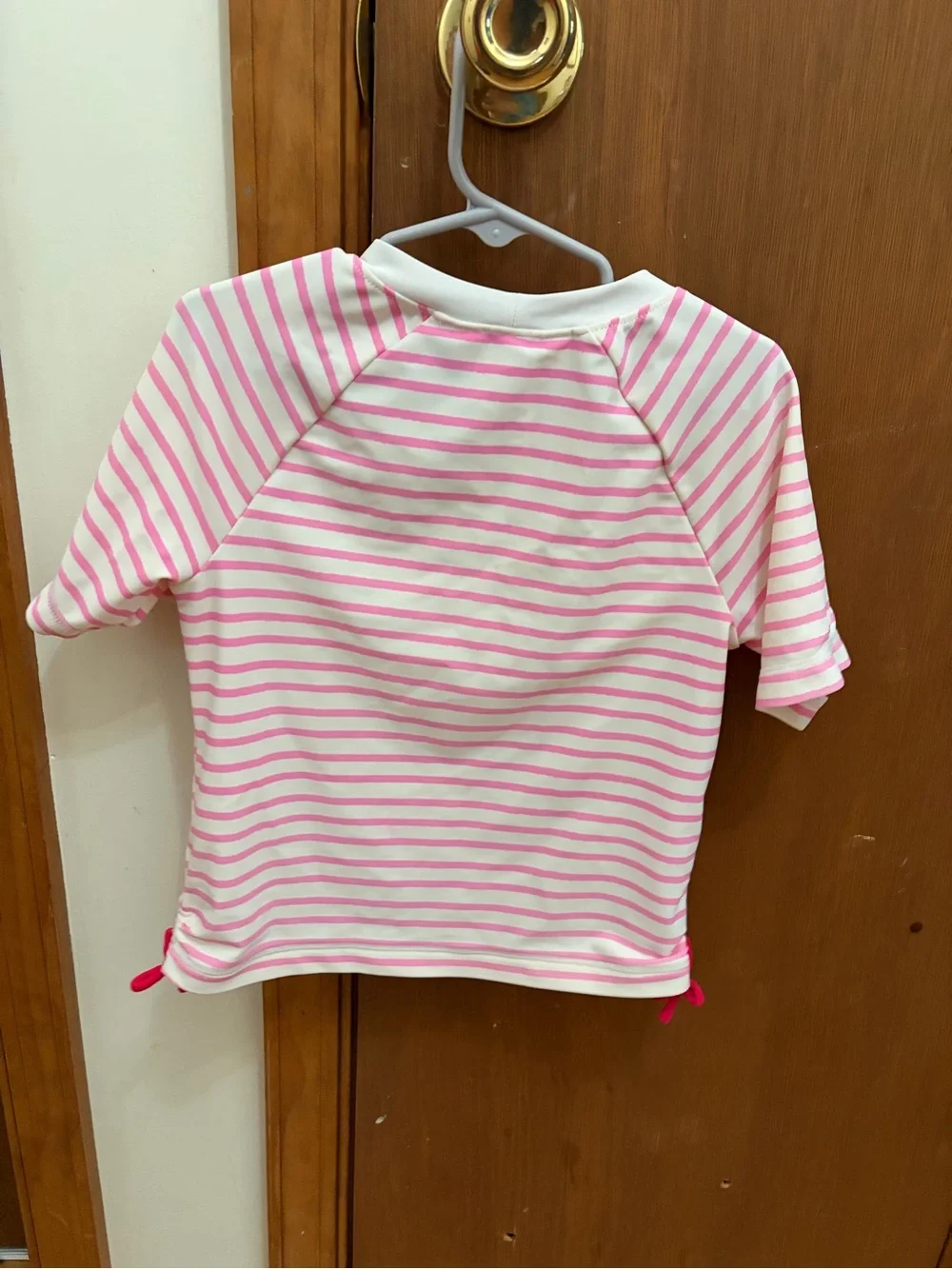 Kids Pink Stripe 'Fruity Cutie' Rash Guard Swim Top Tommy Bahama size 7